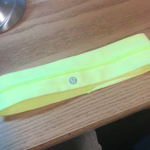Neon lululemon headband